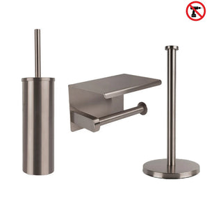 Tygo Gunmetal WC Set (no-drill)