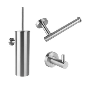Lorenzo stainless steel toilet set