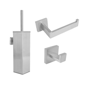 Damiano RVS WC set