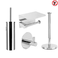 Delo Chrome WC Set (no-drill)