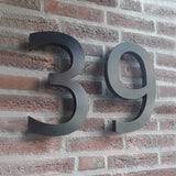 huisnummer zwart carlo black 30cm