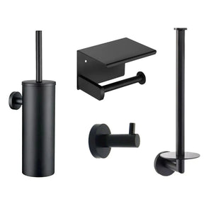 Donato Black Toilet Set