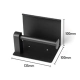 toiletrolhouder-zwart-tazio-black-small-afmetingen