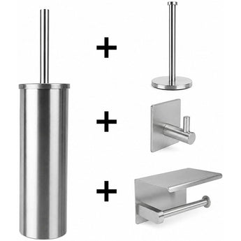 4-delige Toiletset (zonder boren)