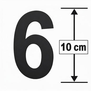 Huisnummers 10 cm