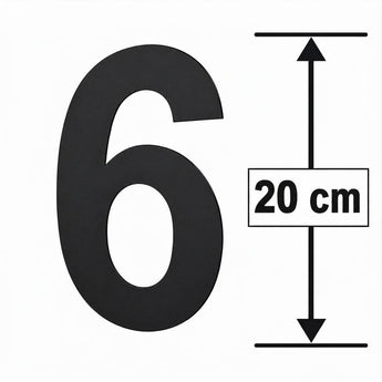 Huisnummers van 20 cm