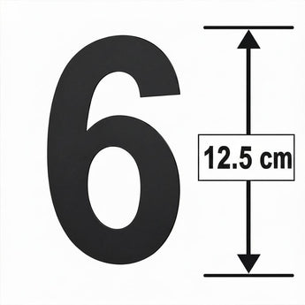 Huisnummers 12,5 cm