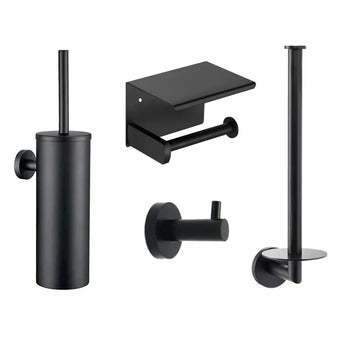 Toiletaccessoires Zwart Boren