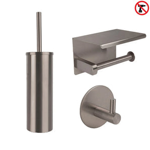 Juano Gunmetal WC Set (no-drill)