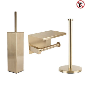 Alexo Gold WC Set (no-drill)