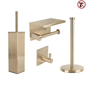 Gio Gold WC Set (no-drill)