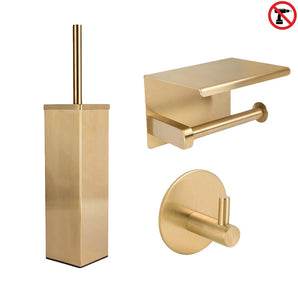 Mauro Gold WC Set (no-drill)