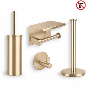 Garniture de WC Delo Gold (sans perçage)