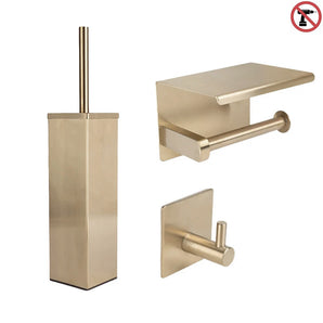 Lazzo Gold WC Set (no-drill)