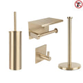 Ludo Gold Toilet Set (no-drill)