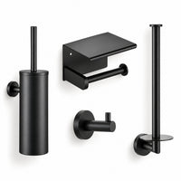 Donato Black WC Set