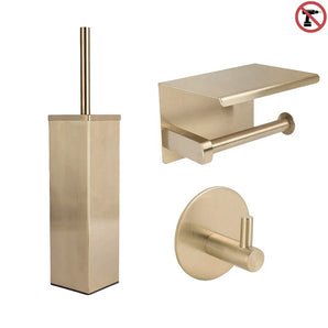 Mauro Gold WC Set (no-drill)