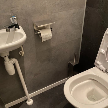 Bamboe Toiletrolhouder - Vrijstaande Houder voor 3 Toiletrollen in de Bamboe Toiletrolhouder - Vrijstaande Houder voor 3 Toiletrollen in de