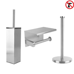 Alexo RVS WC Set (no-drill)