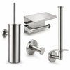 Santino Stainless Steel Toilet Set