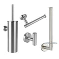 Corrado Stainless Steel Toilet Set