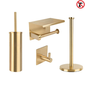 Ludo Gold WC Set (no-drill)