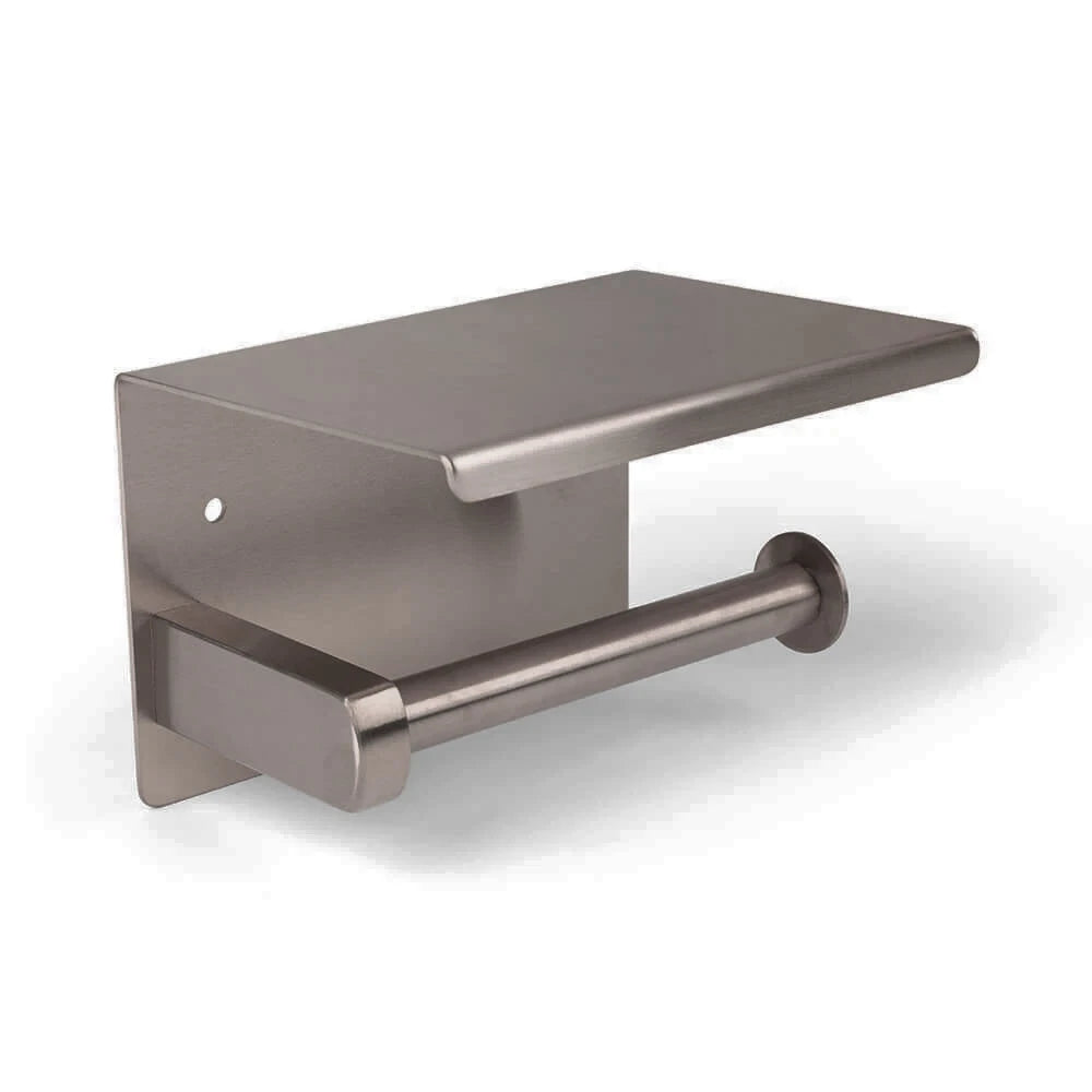 Adiform Rolhouder WC-rolhouder Gunmetal Met planchet | Nu Gratis Verzending – yessential.nl