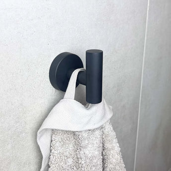 Toiletpapierhouder Met Wc-borstel Zwart Toiletpapierhouder Met Wc-borstel Zwart