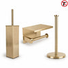 Alexo Gold Toilet Set (no-drill)