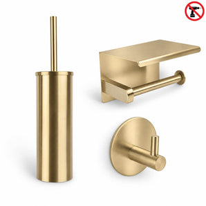 Juano Gold WC Set (no-drill)