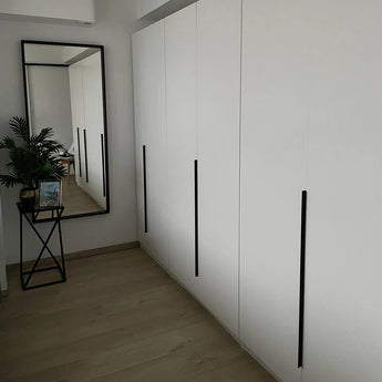 2 stuks Verborgen Deurgreep Onzichtbare Meubelgrepen Kastgrepen Moderne Keukengreep Aluminiumlegering Ladegreep Zwart Handgrepen voor Kasten Kledingkast Deur (lengte: 1200 mm 2 stuks Verborgen Deurgreep Onzichtbare Meubelgrepen Kastgrepen Moderne Keukengreep Aluminiumlegering Ladegreep Zwart Handgrepen voor Kasten Kledingkast Deur (lengte: 1200 mm