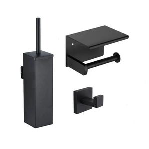 Verano Black WC set