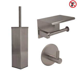 Mauro Gunmetal WC Set (no-drill)